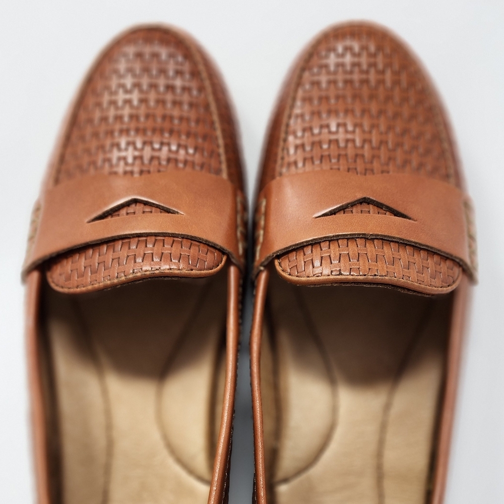 Born Malena Woven Leather Driving Loafers - Picture 2 of 12